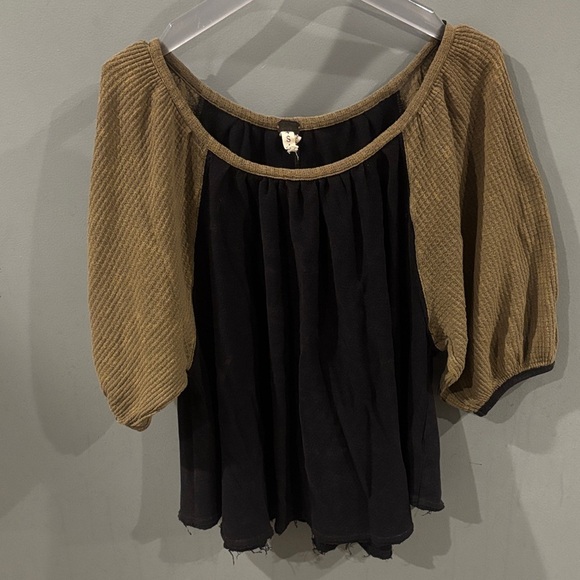 Free People womens 3/4 sleeve top size small - Picture 2 of 6